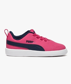 GEMO Baskets basses à lacets élastiqués - Puma rose vif
