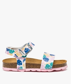 GEMO Sandales fille à boucle et motifs tendance Imprimé