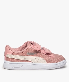 GEMO Baskets fille Puma Smash v2 Glitz Glam V rose standard
