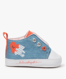 GEMO Chaussons de naissance bébé fille – Lulu Castagnette bleu chine