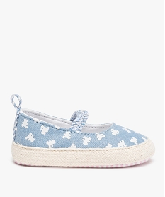 GEMO Chaussons de naissance bébé fille toile - LuluCastagnette bleu standard