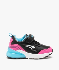 GEMO Baskets fille jogger à semelle translucide - Airness noir standard
