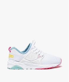 GEMO Baskets fille colorées à enfiler – Kappa San Diego blanc standard