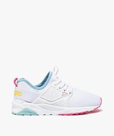 GEMO Baskets fille à détails colorés à enfiler – Kappa San Diego blanc standard