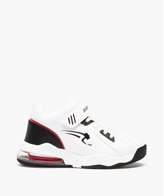 GEMO Baskets garçon mid-cut à semelle bulle d’air – Airness Travis blanc chine